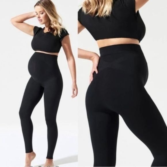 BLANQI Pants - BLANQI Everyday Maternity Belly Support Leggings Black size Large